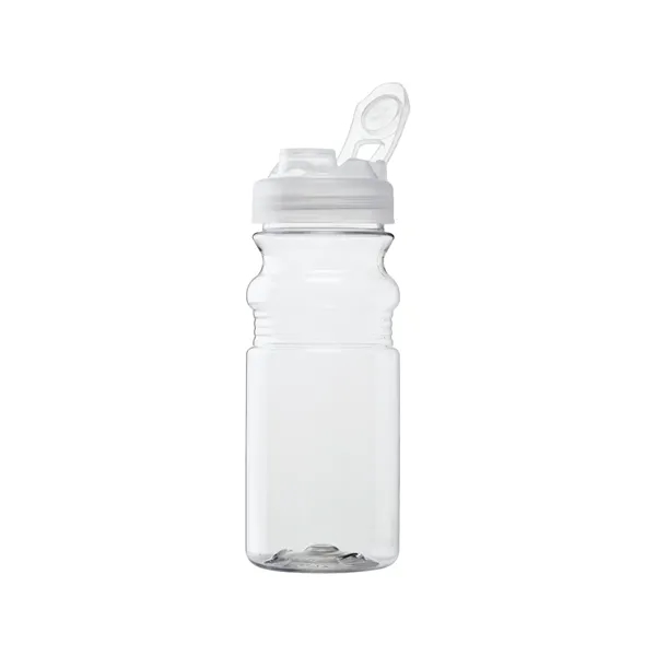 20-oz. PET plastic water bottle with flip lid. Made in USA... from ASI 57655 STOPNGO Line