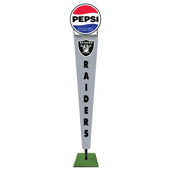 7' Football Down Marker Display... from ASI 37783 Beyond Mfg (B M F G) Int'l