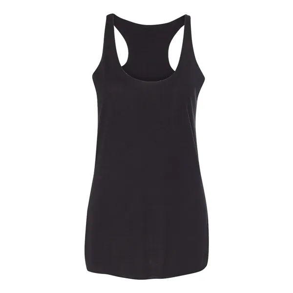 Women's tri-blend racerback tank top with overlock hem on neck. Blank... from ASI 84358 S&S Activewear