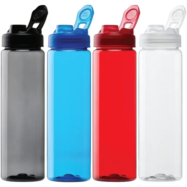 25-oz. PET plastic water bottle with flip lid. Made in USA... from ASI 57655 STOPNGO Line