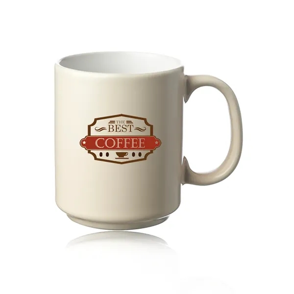 13 oz. two-tone ceramic mug with matte outer finish and easy... from ASI 39552 BEL Promo