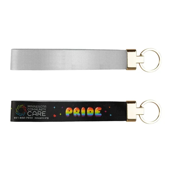 Full Color Metal Fob Lanyard... from ASI 30208 A P Specialties / AP Specialties