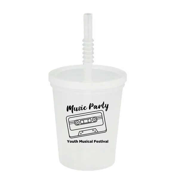 Stadium cup with Lid and Straw... from ASI 62088 IDProductsource