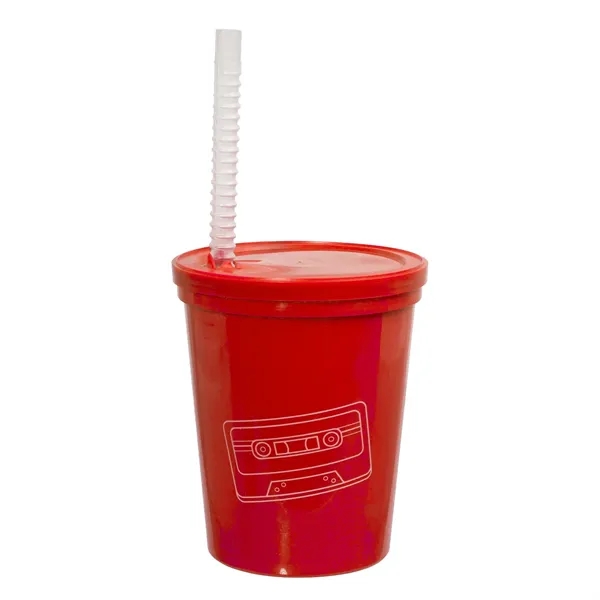 Stadium cup with Lid and Straw... from ASI 62088 IDProductsource