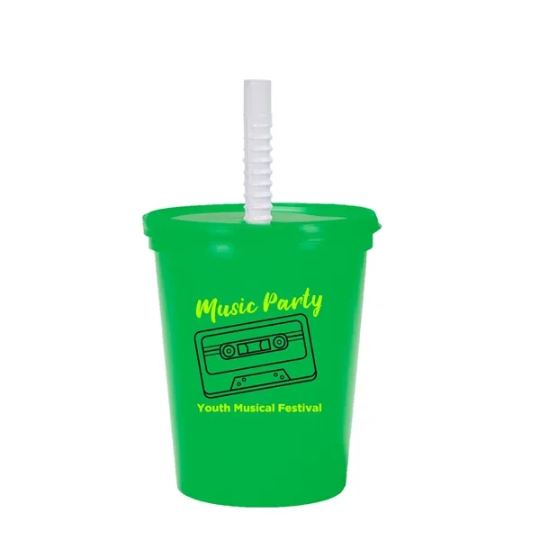 Stadium cup with Lid and Straw... from ASI 62088 IDProductsource
