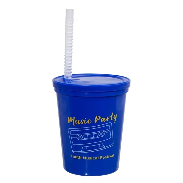 Stadium cup with Lid and Straw... from ASI 62088 IDProductsource