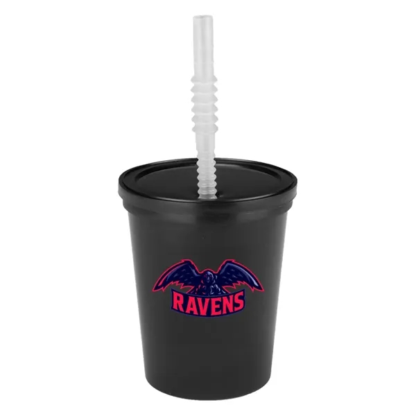 Stadium cup with Lid and Straw... from ASI 62088 IDProductsource