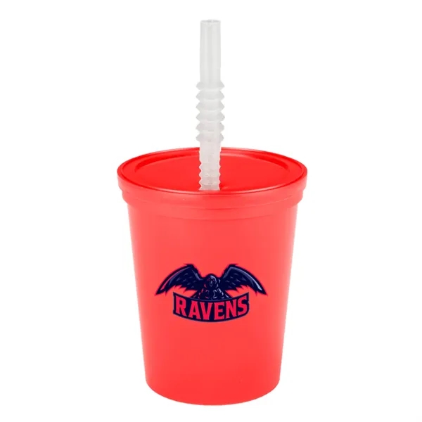 Stadium cup with Lid and Straw... from ASI 62088 IDProductsource