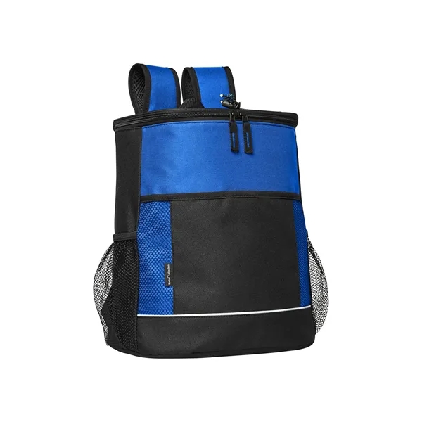 10.75" x 12.75" x 7.25" 600 Denier polyester cooler backpack with... from ASI 79530 Prime Line