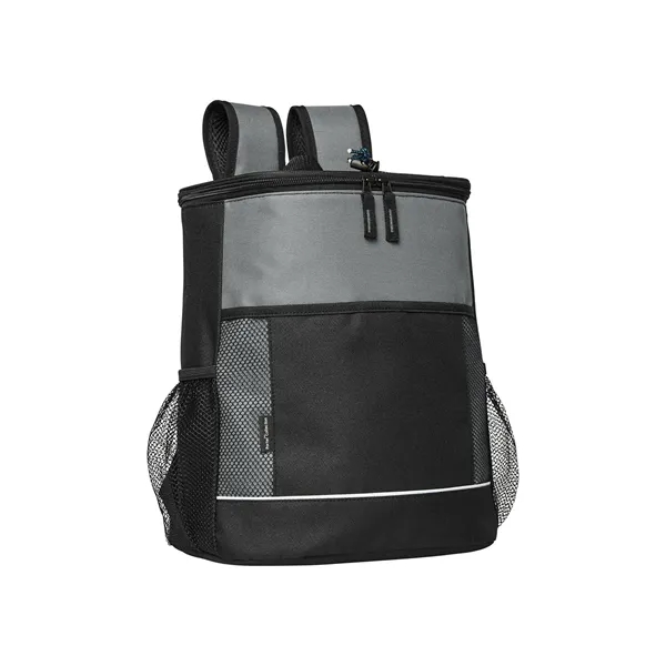 10.75" x 12.75" x 7.25" 600 Denier polyester cooler backpack with... from ASI 79530 Prime Line