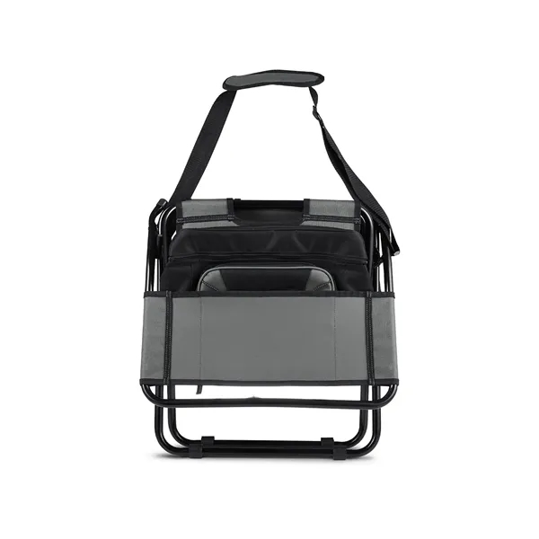 Folding chair/stool and cooler is made of 600 denier polyester and... from ASI 79530 Prime Line