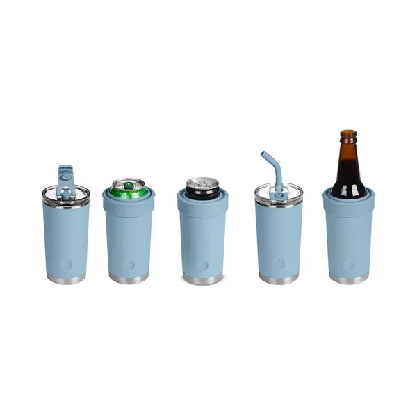 Swannies Golf 5-in-1 Stainless Steel Can Cooler... from ASI 79530 Prime Line