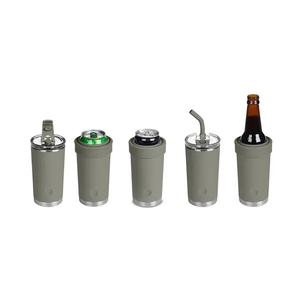 Swannies Golf 5-in-1 Stainless Steel Can Cooler... from ASI 79530 Prime Line