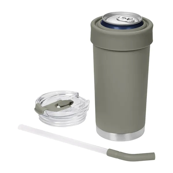 Swannies Golf 5-in-1 Stainless Steel Can Cooler... from ASI 79530 Prime Line