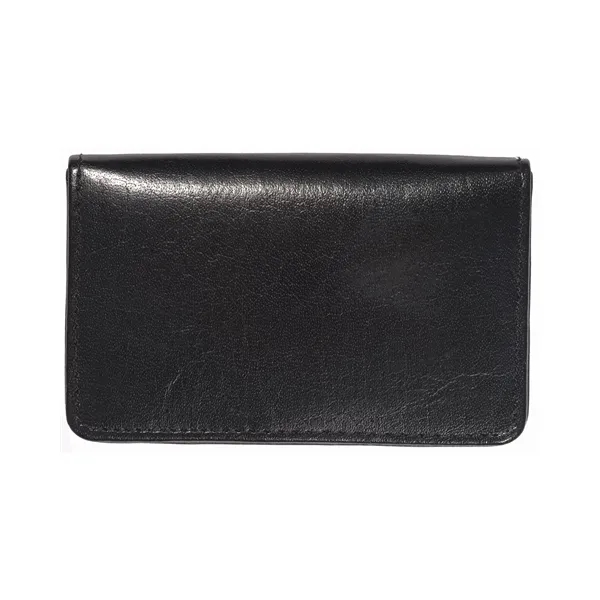 Leather and microfiber magnetic card case, holds approximately 20 cards.... from ASI 79530 Prime Line