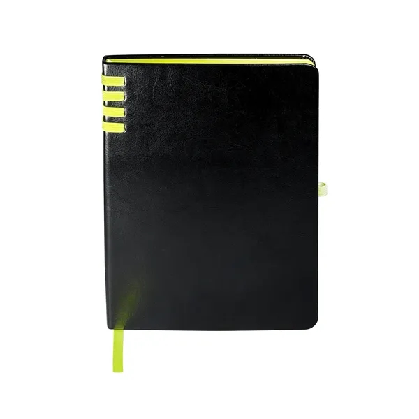 Leeman Venezia Colored Stripe Journal Notebook 5.75" X 8.25"... from ASI 79530 Prime Line