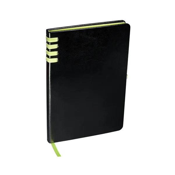 Leeman Venezia Colored Stripe Journal Notebook 5.75" X 8.25"... from ASI 79530 Prime Line