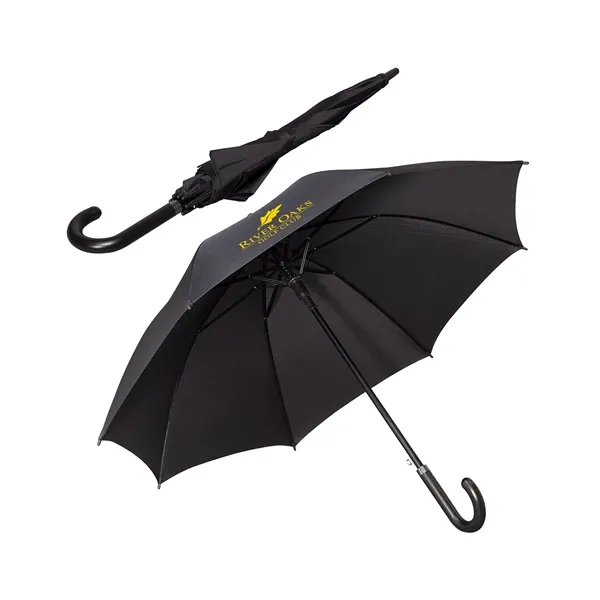 Executive auto-open umbrella with 190T pongee 48" canopy, iron and steel... from ASI 79530 Prime Line