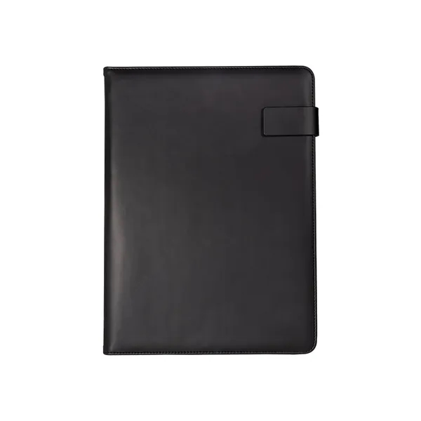 PU leatherette tech padfolio with interior organizer, 30 page writing pad... from ASI 79530 Prime Line