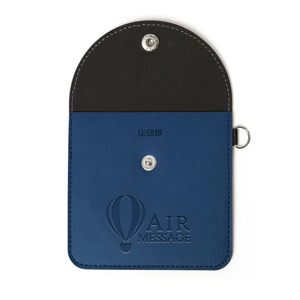 3.625" x 3.625" Tuscany™ thermo polyurethane storage pouch with PVC window... from ASI 79530 Prime Line