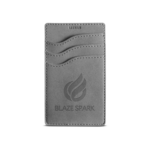 0.15" x 4.3" x 2.55" polyurethane cellphone wallet with RFID protection... from ASI 79530 Prime Line