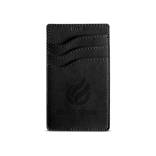 0.15" x 4.3" x 2.55" polyurethane cellphone wallet with RFID protection... from ASI 79530 Prime Line