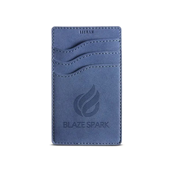 0.15" x 4.3" x 2.55" polyurethane cellphone wallet with RFID protection... from ASI 79530 Prime Line