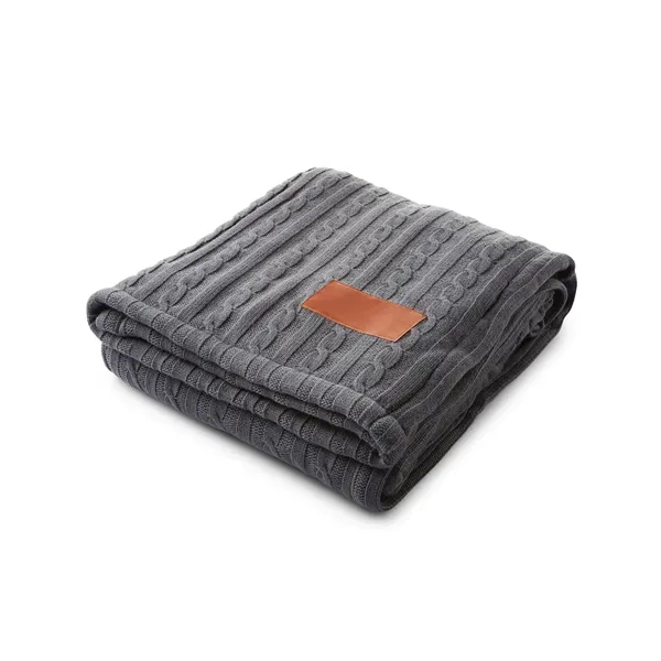 Sherpa throw with a PU patch and Sherpa backing.... from ASI 79530 Prime Line
