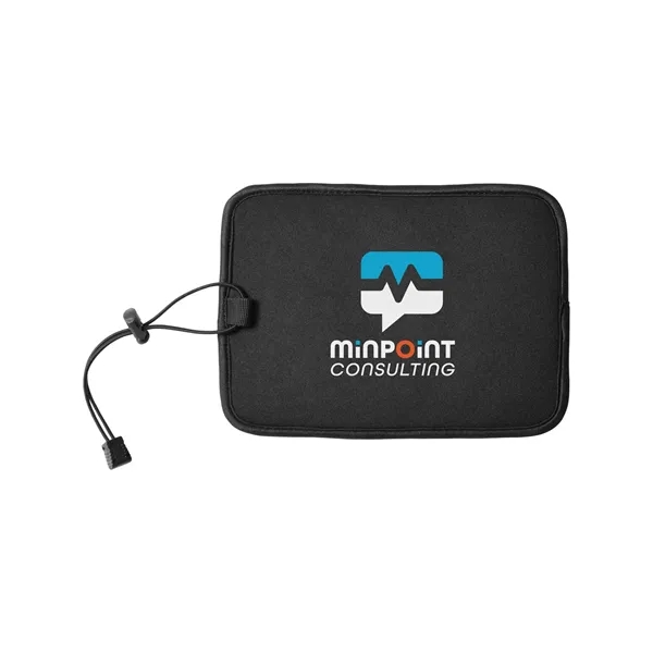 Foldable/roll-up tech case made of neoprene with five slots with elastic... from ASI 79530 Prime Line