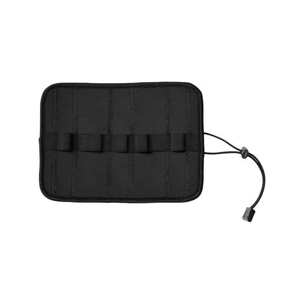 Foldable/roll-up tech case made of neoprene with five slots with elastic... from ASI 79530 Prime Line