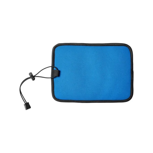 Foldable/roll-up tech case made of neoprene with five slots with elastic... from ASI 79530 Prime Line
