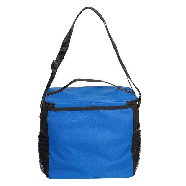 Insulated polyester cooler bag with various pockets and an adjustable shoulder... from ASI 79530 Prime Line