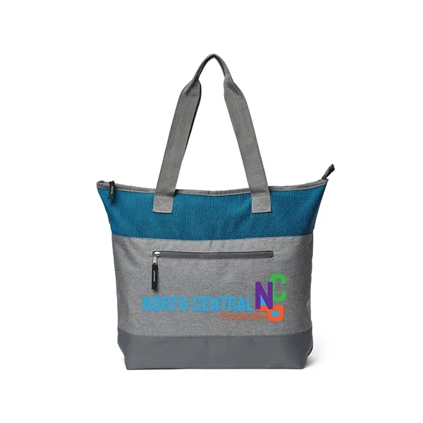 7.5" x 15" x 4" Avant-Tex Metro 300 Denier polyester tote... from ASI 79530 Prime Line