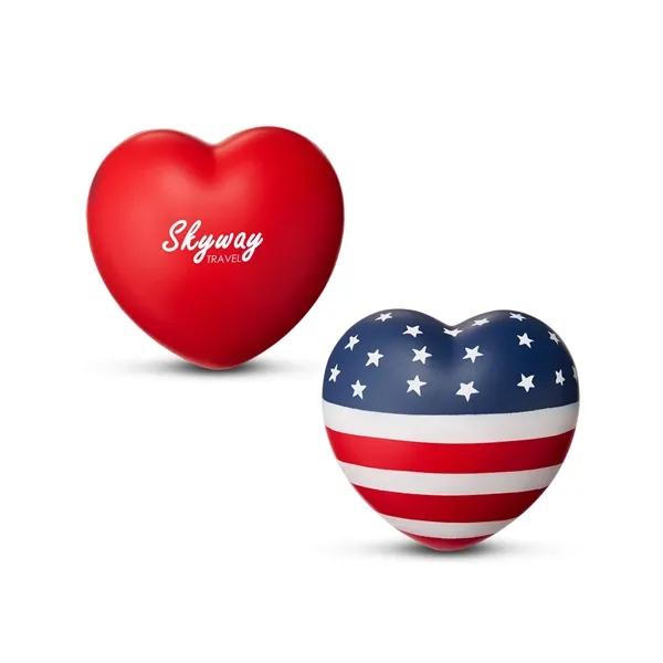 Patriotic Heart Shape Stress Ball... from ASI 79530 Prime Line