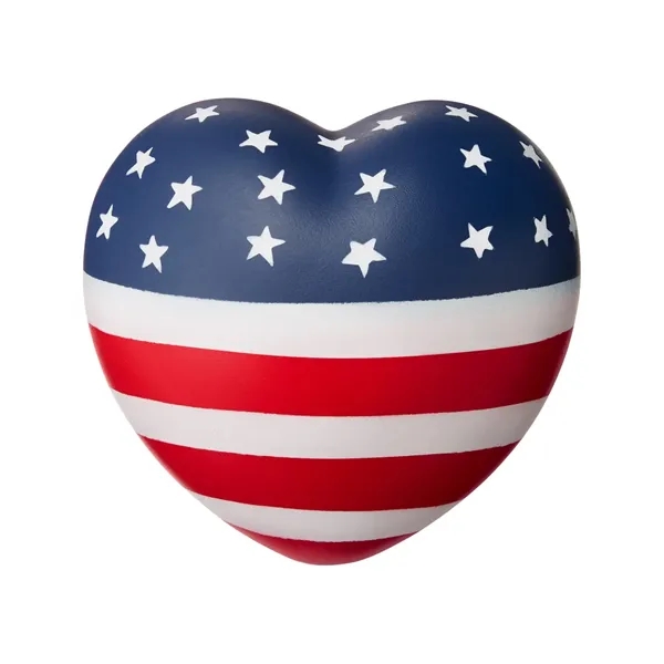 Patriotic Heart Shape Stress Ball... from ASI 79530 Prime Line