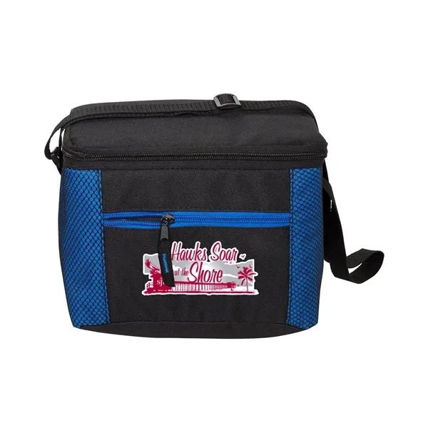 Insulated lunch bag with zipper closure, front zipper pocket and adjustable... from ASI 79530 Prime Line