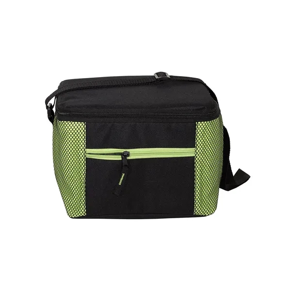 Insulated lunch bag with zipper closure, front zipper pocket and adjustable... from ASI 79530 Prime Line