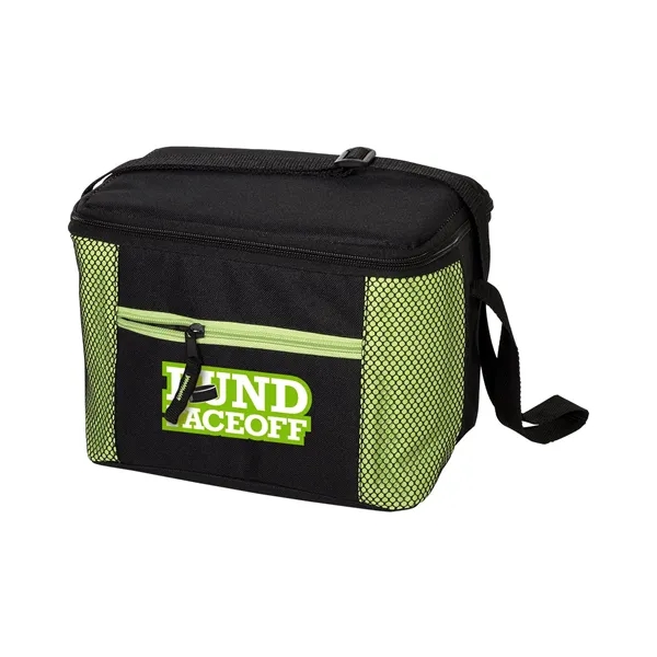 Insulated lunch bag with zipper closure, front zipper pocket and adjustable... from ASI 79530 Prime Line