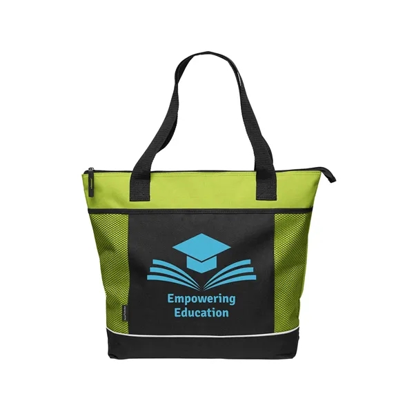 17.75" x 15" x 4.75" 600 Denier polyester tote with mesh... from ASI 79530 Prime Line