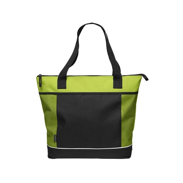 17.75" x 15" x 4.75" 600 Denier polyester tote with mesh... from ASI 79530 Prime Line