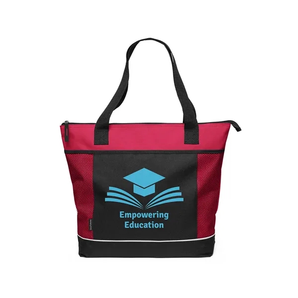 17.75" x 15" x 4.75" 600 Denier polyester tote with mesh... from ASI 79530 Prime Line