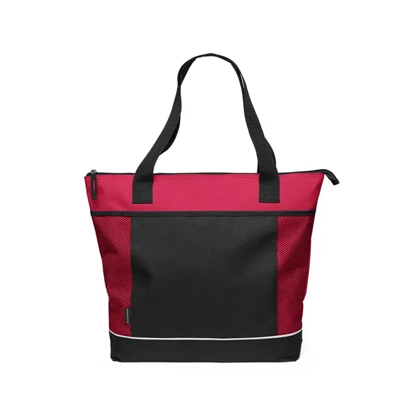 17.75" x 15" x 4.75" 600 Denier polyester tote with mesh... from ASI 79530 Prime Line