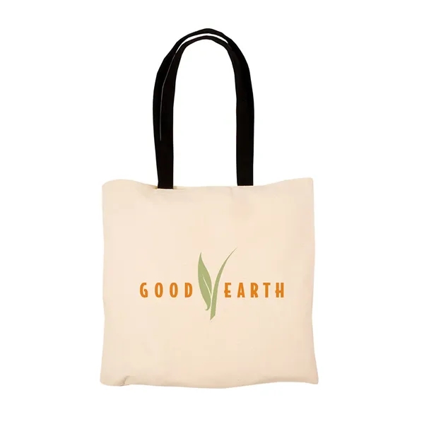 15" x 16" cotton tote bag with 23" long contrasting handles.... from ASI 79530 Prime Line