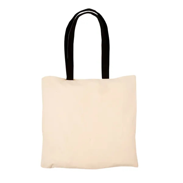15" x 16" cotton tote bag with 23" long contrasting handles.... from ASI 79530 Prime Line