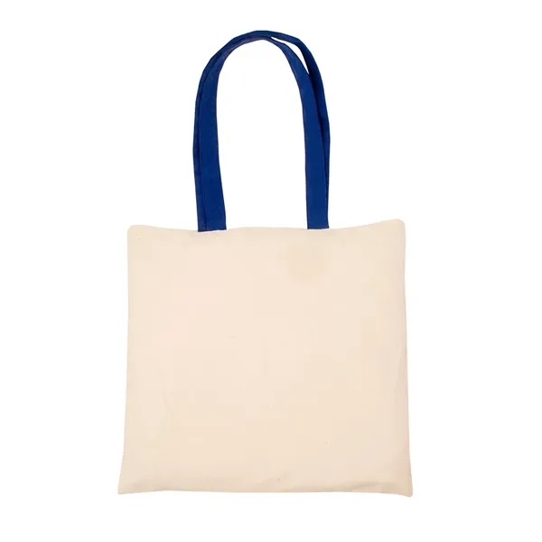 15" x 16" cotton tote bag with 23" long contrasting handles.... from ASI 79530 Prime Line