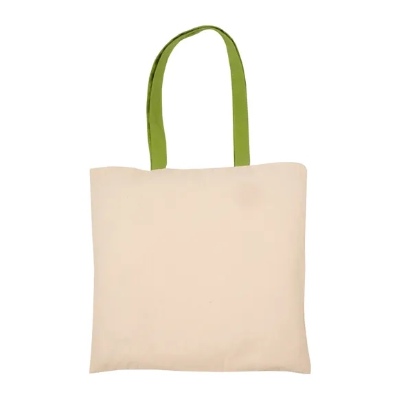 15" x 16" cotton tote bag with 23" long contrasting handles.... from ASI 79530 Prime Line
