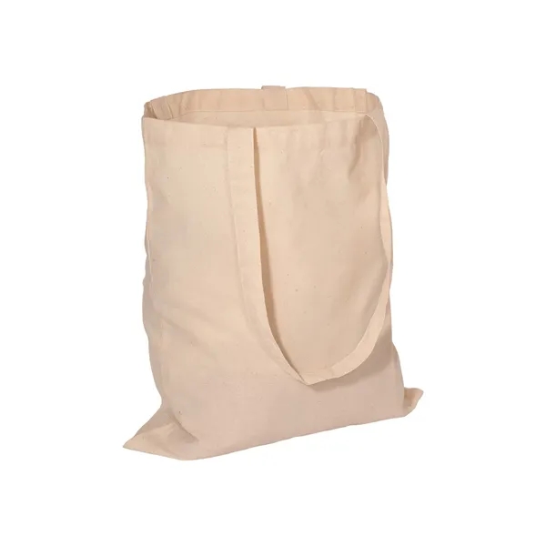 15" x 16" cotton tote bag with 23" long contrasting handles.... from ASI 79530 Prime Line