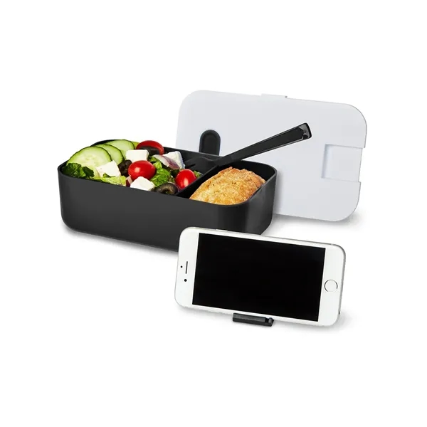 7.5" x 4.5" x 2.25" Bento-style polypropylene lunchbox with plastic divider,... from ASI 79530 Prime Line