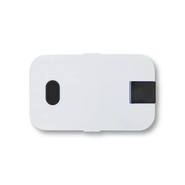 7.5" x 4.5" x 2.25" Bento-style polypropylene lunchbox with plastic divider,... from ASI 79530 Prime Line