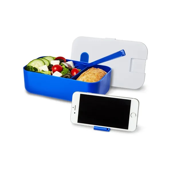 7.5" x 4.5" x 2.25" Bento-style polypropylene lunchbox with plastic divider,... from ASI 79530 Prime Line